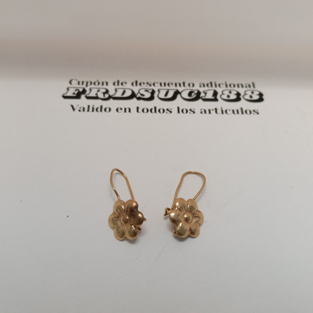 ARETES PAR ORO 10 K 0,90 GRMS (SEMINUEVO)