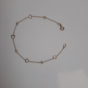 CADENA, PULSERA ORO 14 K 1.2 GRMS (SEMINUEVO)