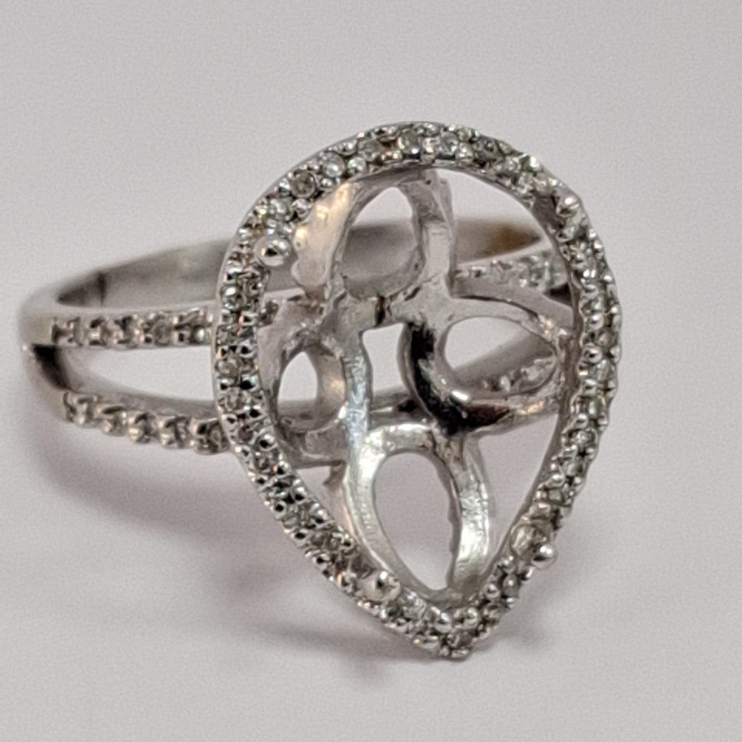 ANILLITO ORO, ORO BLANCO 14 K 5.1 GRMS (SEMINUEVO)