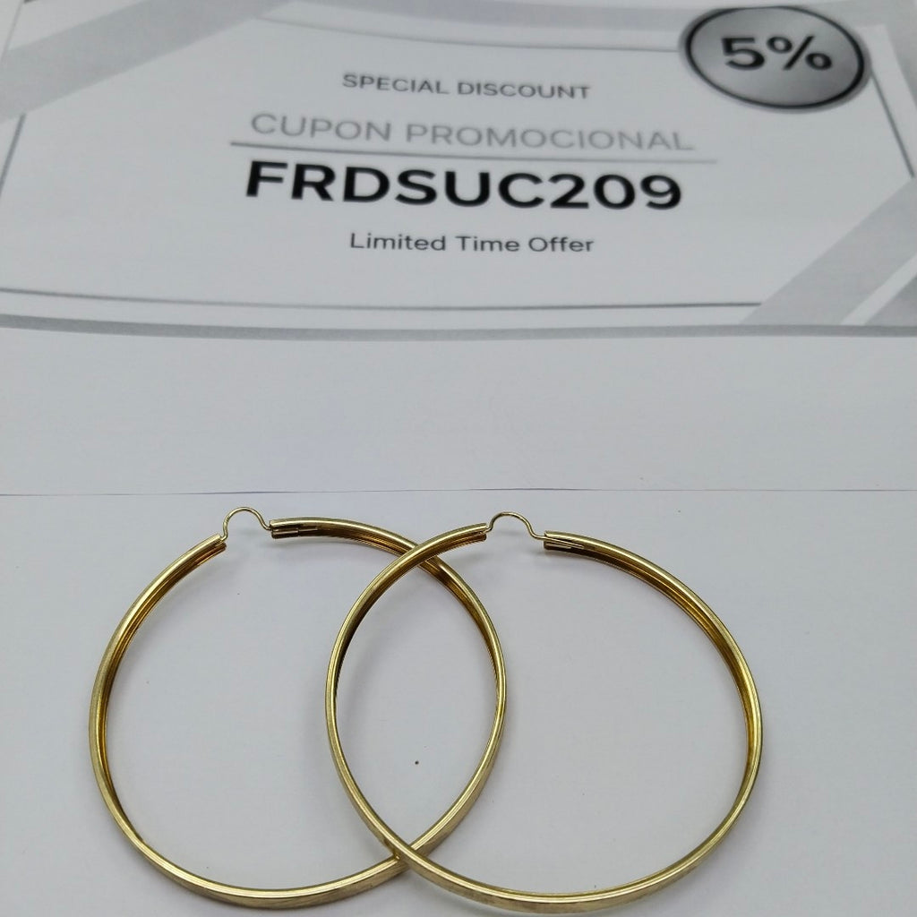 ARRACADAS PAR ORO 10 K 7 GRMS (SEMINUEVO)