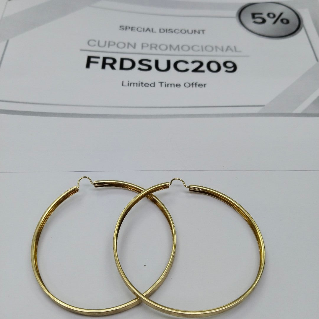 ARRACADAS PAR ORO 10 K 7 GRMS (SEMINUEVO)