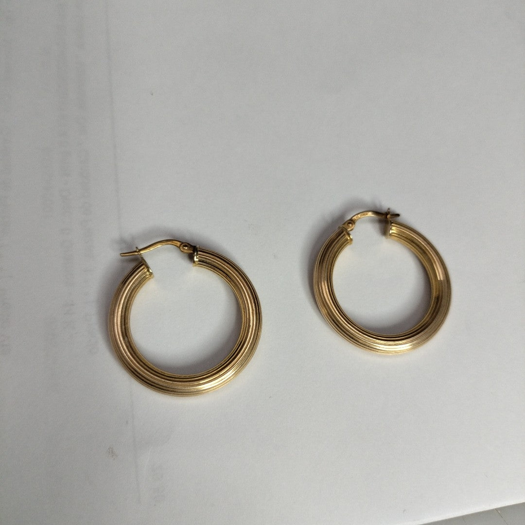 ARRACADAS PAR ORO 14 K 3 GRMS (SEMINUEVO)