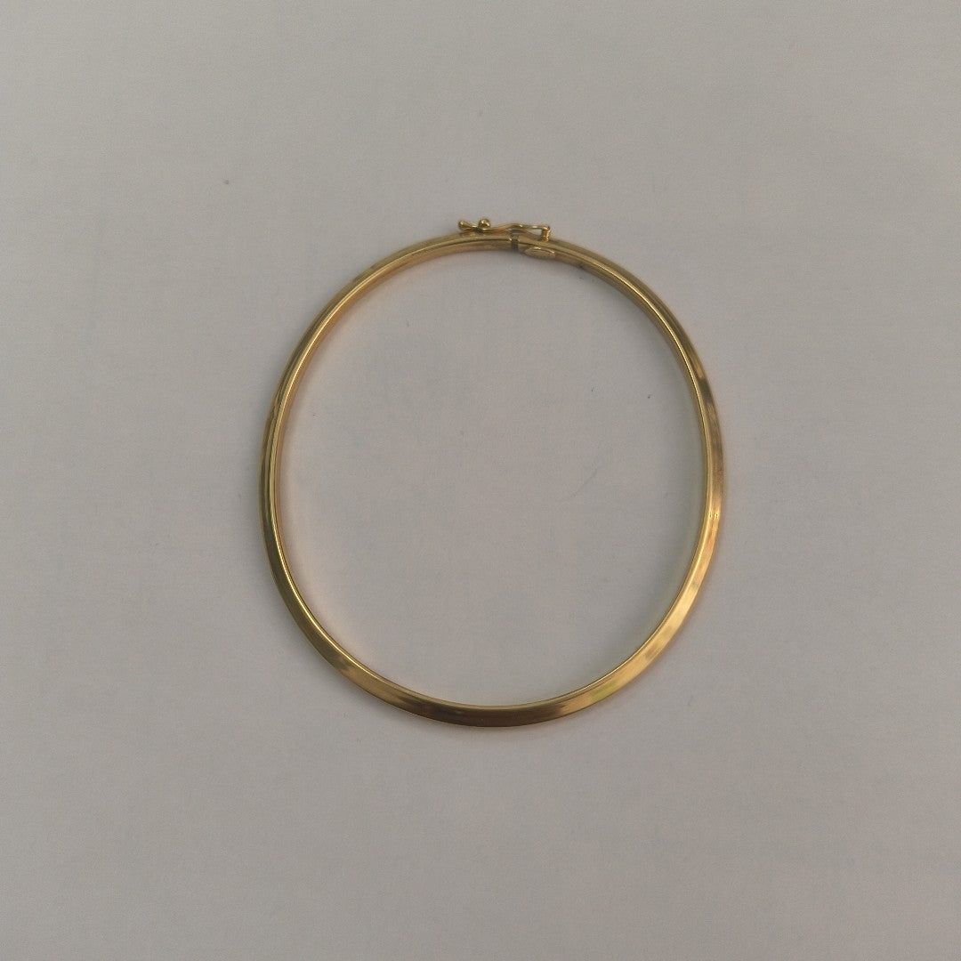 PULSERA RIGIDA ORO 14 K 3.4 GRMS (SEMINUEVO)