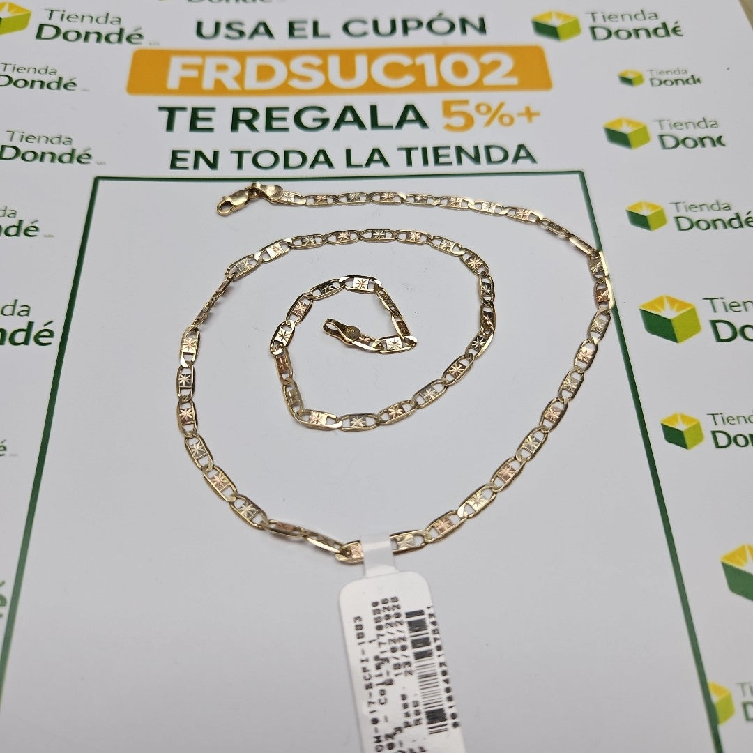 CADENA ORO 14 K 7,70 GRMS (SEMINUEVO)