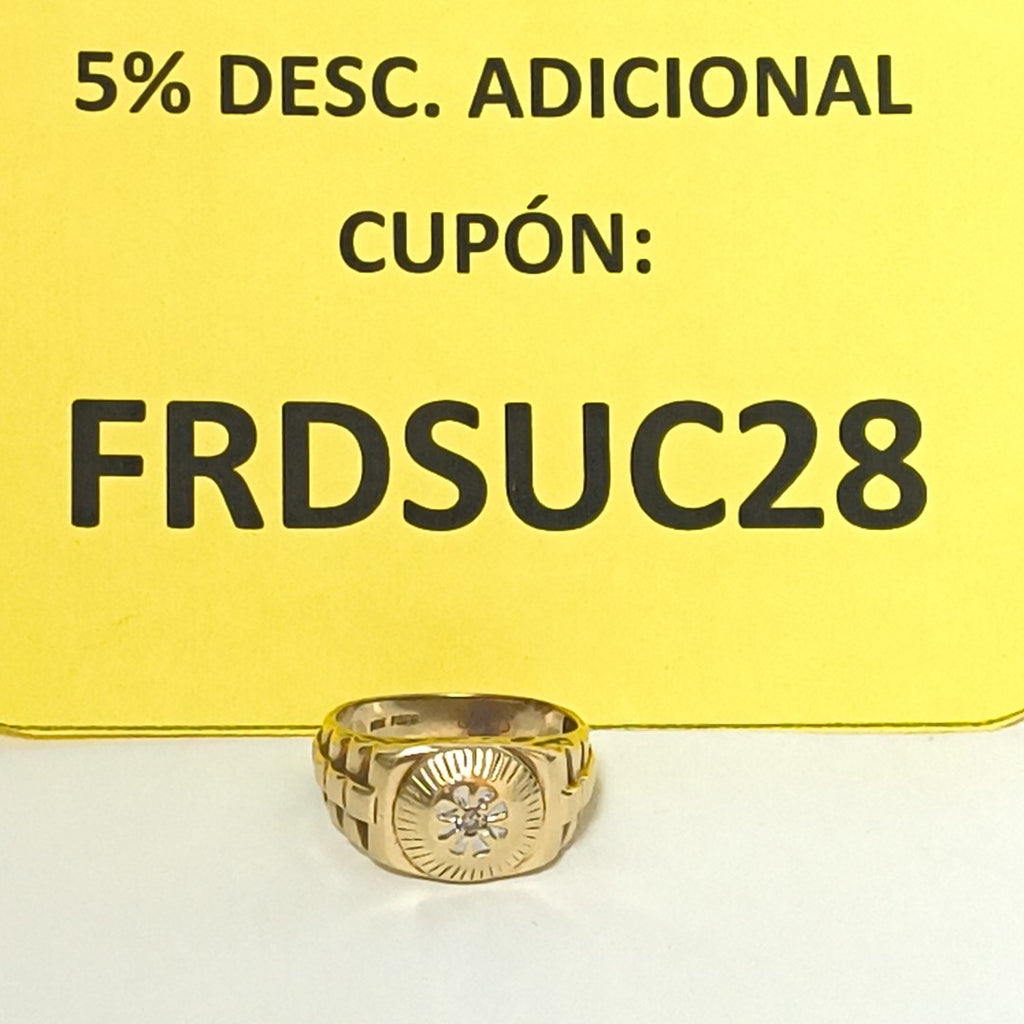 ANILLO ORO 10 K 4.1 GRMS (SEMINUEVO)