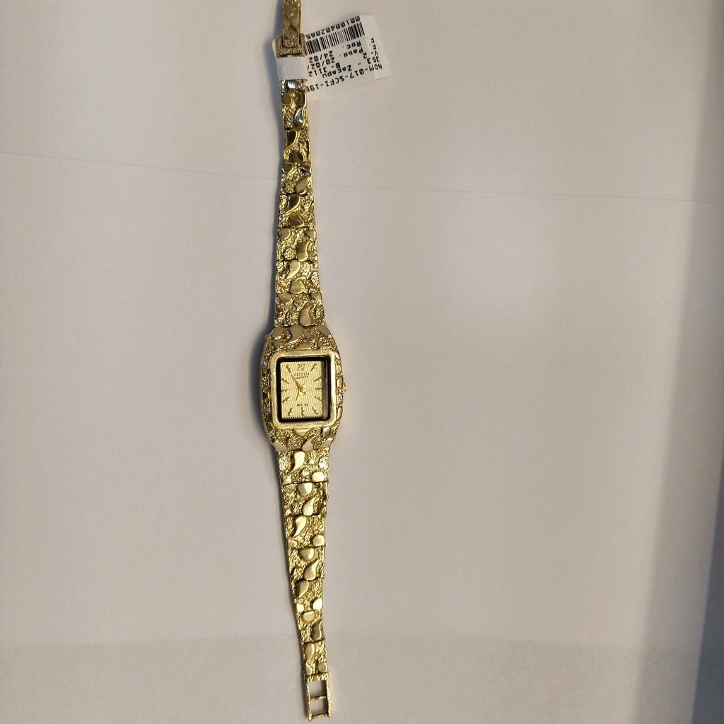 RELOJ CAJA ACERO PULSO ORO ORO 8 K 16.6 GRMS (SEMINUEVO)
