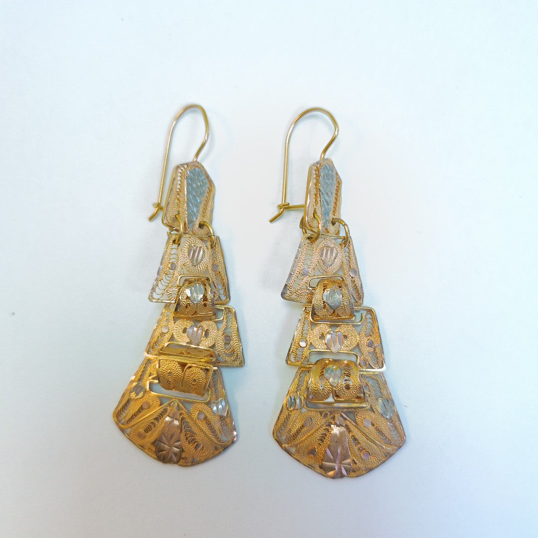 ARETES PAR ORO 8 K 12,90 GRMS (SEMINUEVO)
