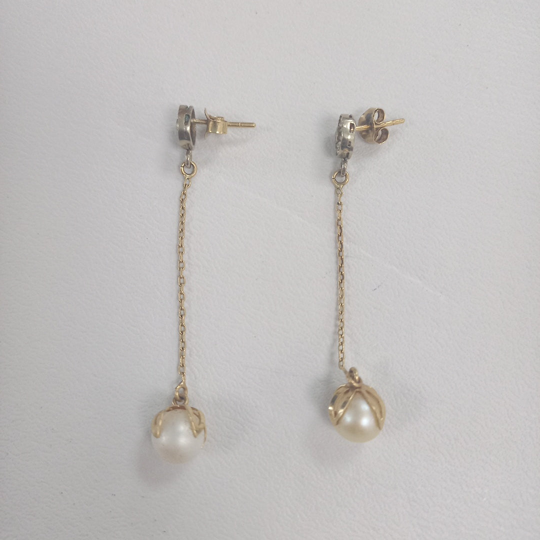 BROQUELES PAR ORO 14 K 4 GRMS (SEMINUEVO)