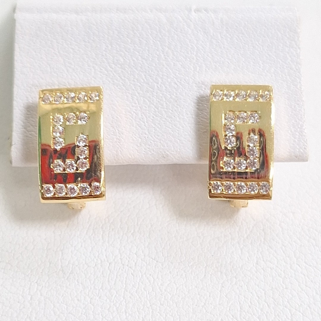 BROQUELES ORO 14K 2.3 (NUEVO)