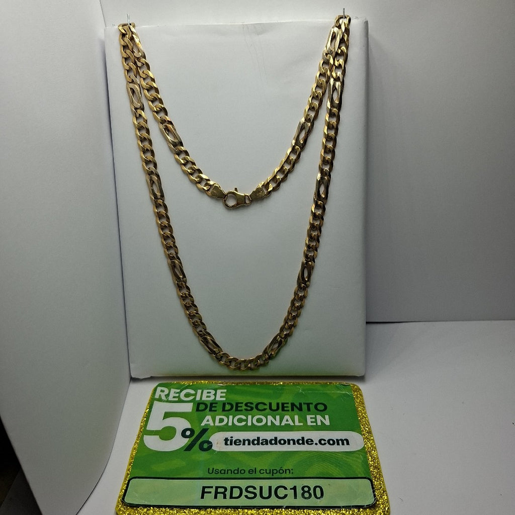 CADENA ORO COMBINADO 14 K 33,80 GRMS (SEMINUEVO)