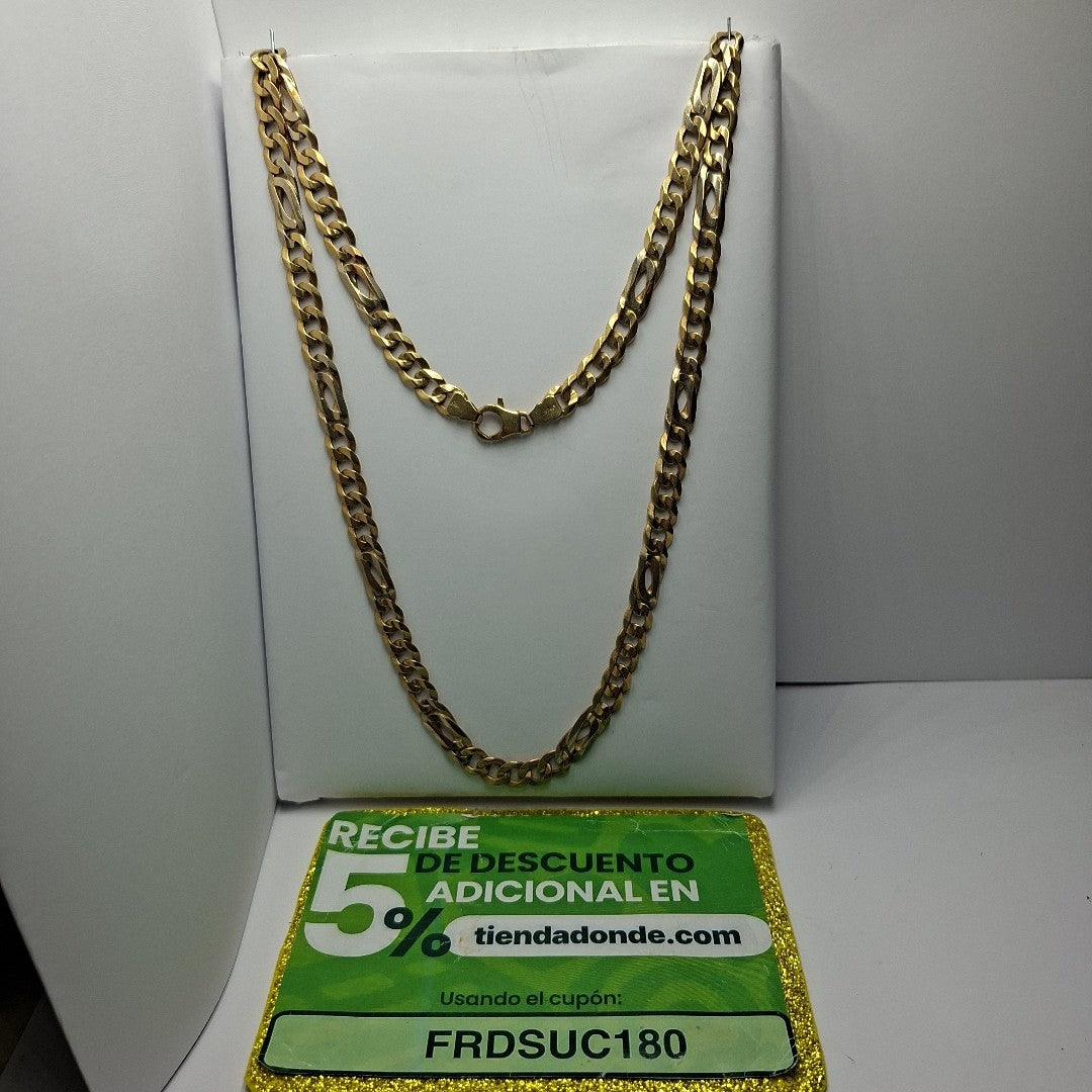 CADENA ORO COMBINADO 14 K 33,80 GRMS (SEMINUEVO)