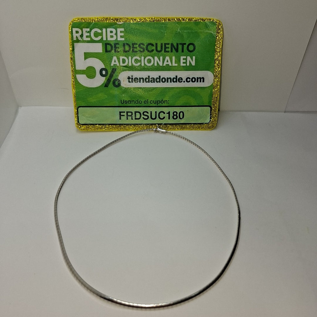 GARGANTILLA ORO BLANCO 14 K 12,80 GRMS (SEMINUEVO)