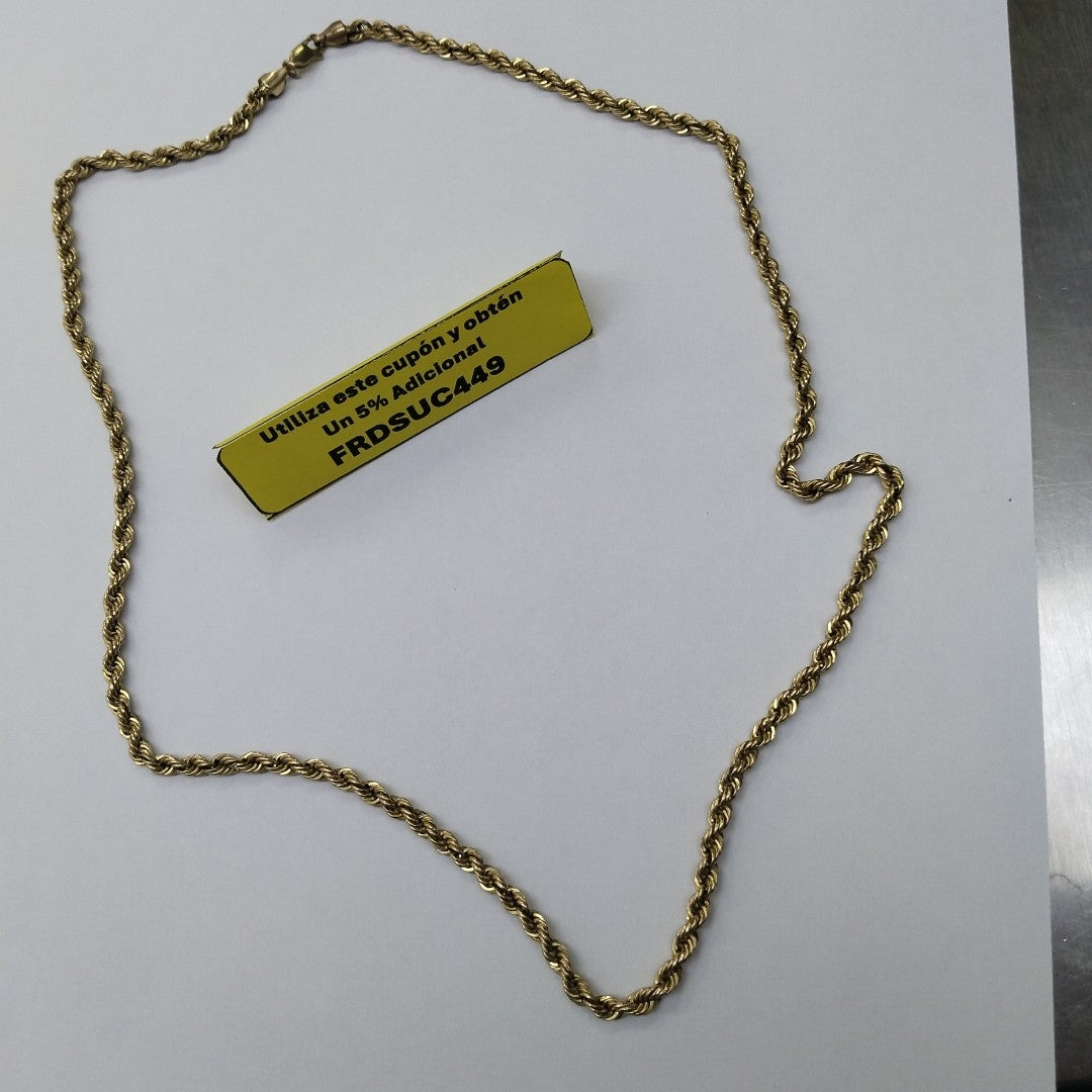 CADENA ORO 10 K 7.2 GRMS (SEMINUEVO)