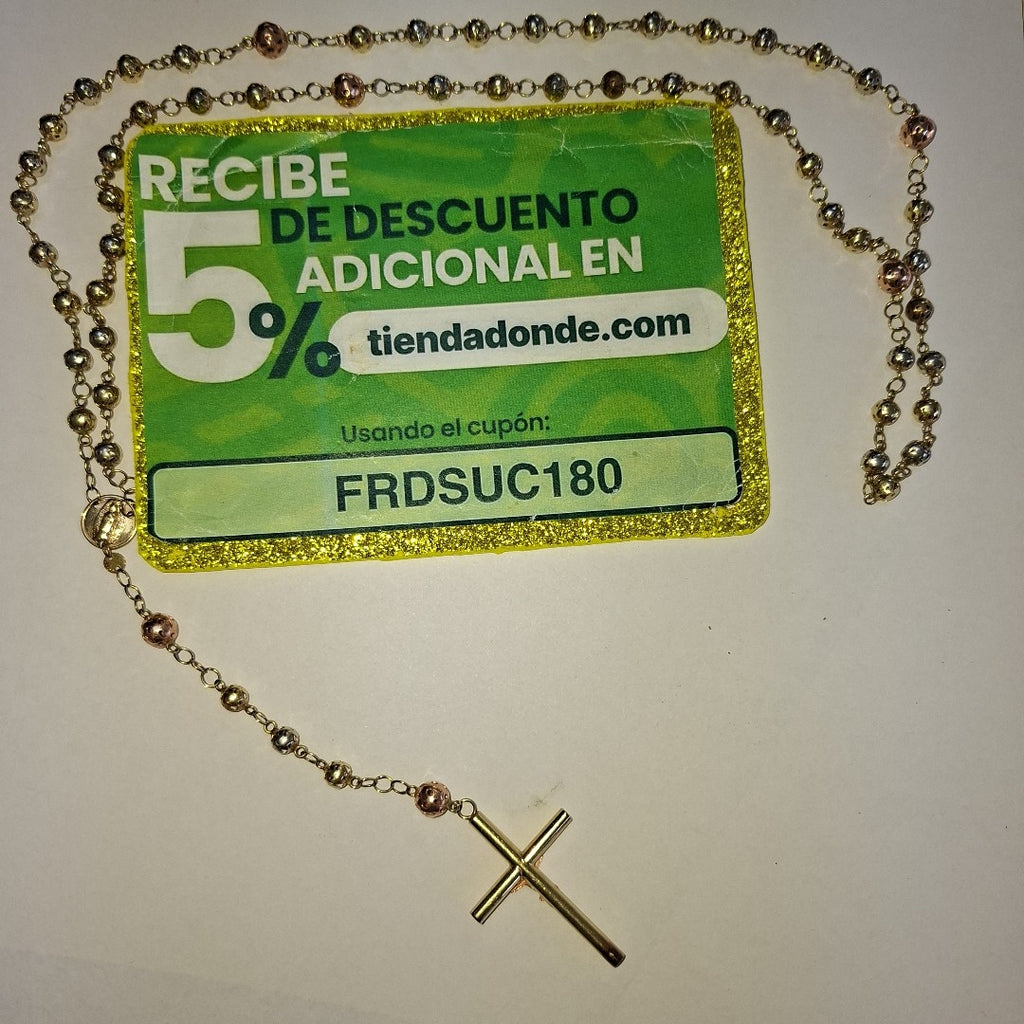 ROSARIO ORO COMBINADO 10 K 5,20 GRMS (SEMINUEVO)