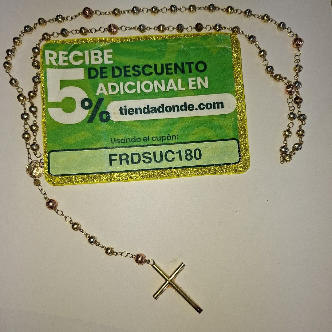 ROSARIO ORO COMBINADO 10 K 5,20 GRMS (SEMINUEVO)
