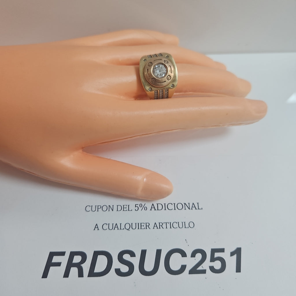 ANILLO ORO 10 K 9.2 GRMS (SEMINUEVO)