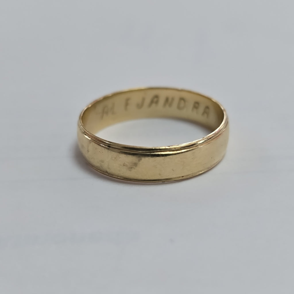 ARGOLLA ORO 14 K 3.1 GRMS (SEMINUEVO)