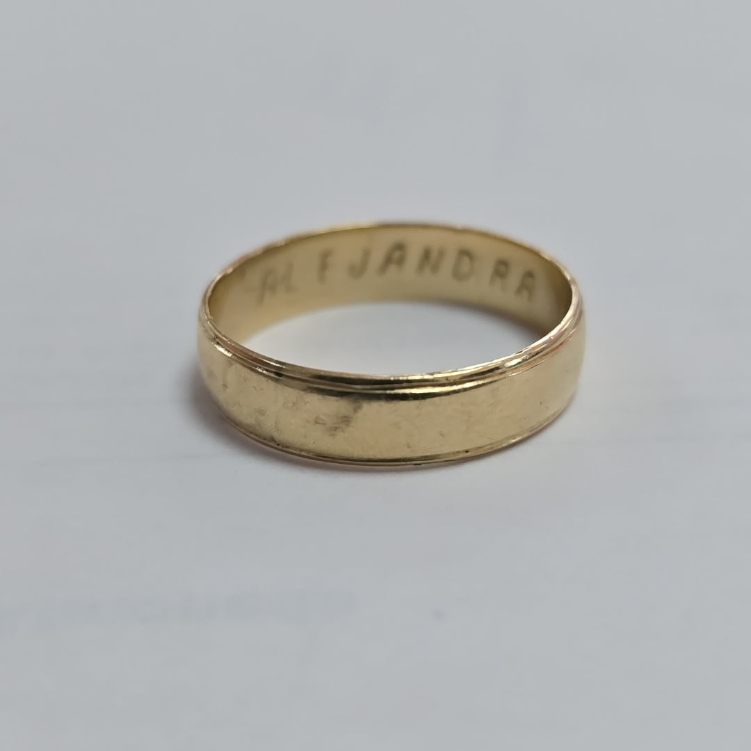 ARGOLLA ORO 14 K 3.1 GRMS (SEMINUEVO)