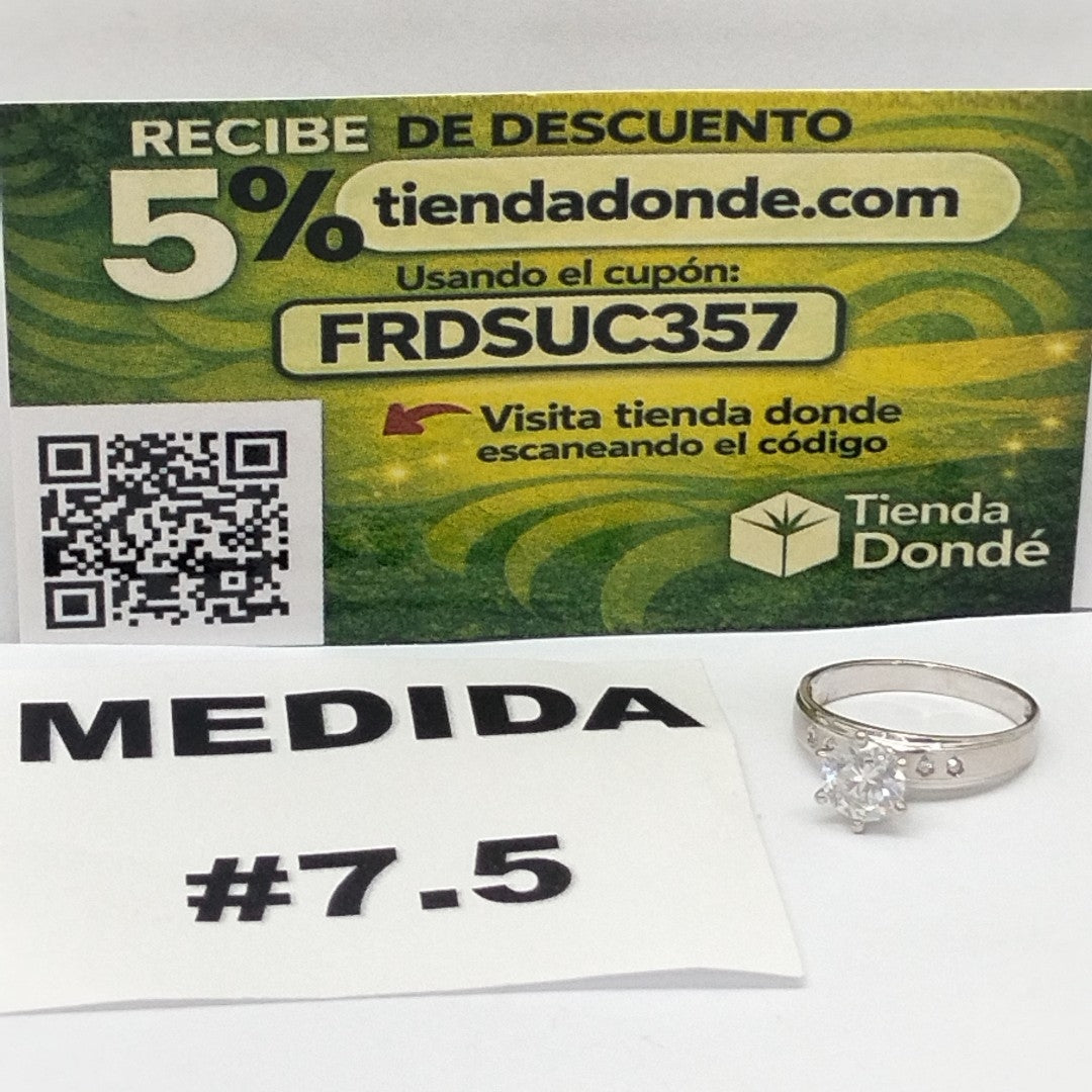 ANILLITO ORO BLANCO 14 K 2,80 GRMS (SEMINUEVO)