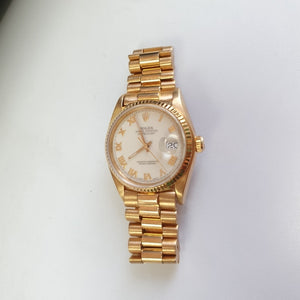 RELOJ CAJA Y PULSO ORO ORO 18 K 133.4 GRMS (SEMINUEVO)