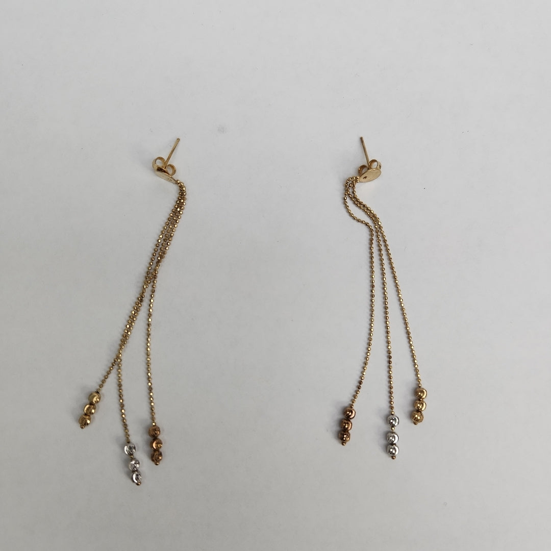 ARETES PAR ORO 10 K 3.3 GRMS (SEMINUEVO)