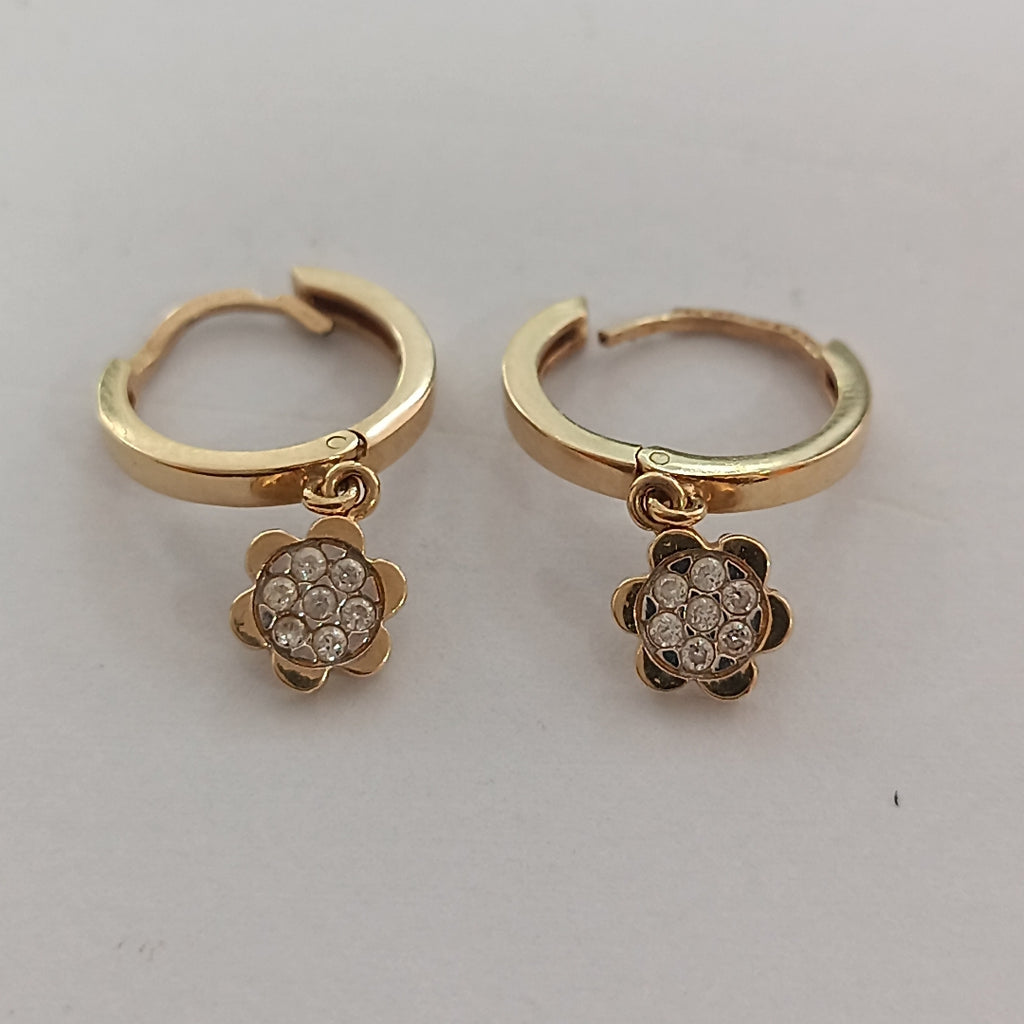 ARRACADAS PAR ORO 14 K 2 GRMS (SEMINUEVO)