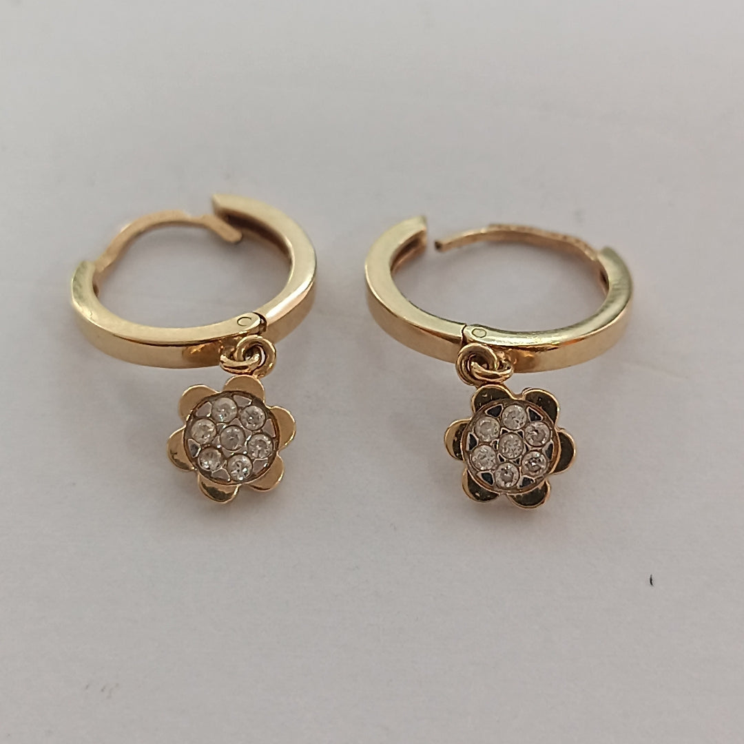 ARRACADAS PAR ORO 14 K 2 GRMS (SEMINUEVO)