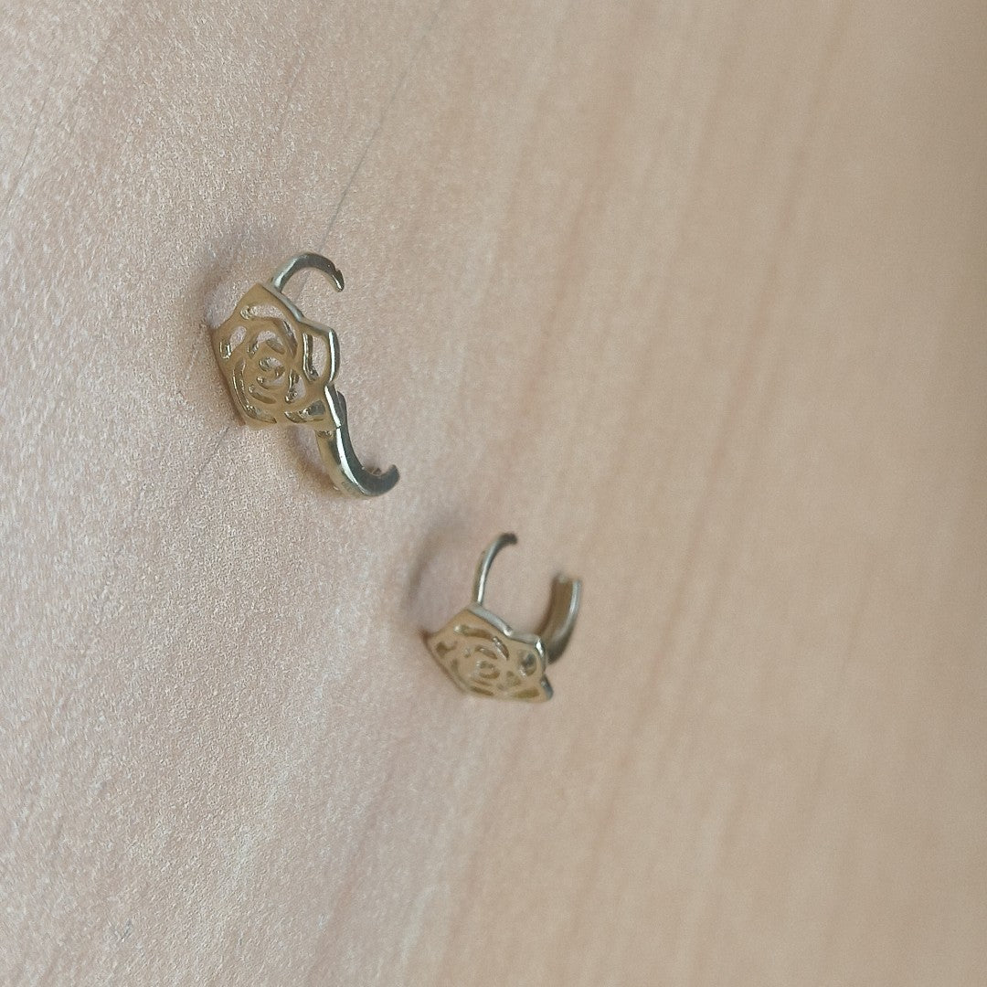ARETES PAR ORO 14 K 1 GRMS (SEMINUEVO)