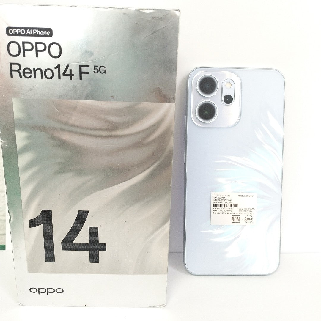 CELULAR OPPO  RENO 14 F CPH2743 (2025) 256 GB 12 GB RAM (SEMINUEVO)
