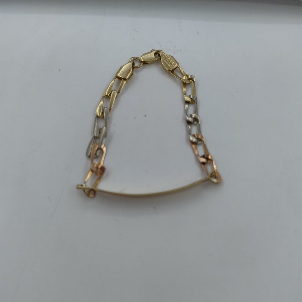 ESCLAVA ORO COMBINADO 10 K 3.5 GRMS (SEMINUEVO)