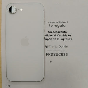 CELULAR APPLE IPHONE 16E A3408 (2025) 256 GB 8 GB RAM (SEMINUEVO)