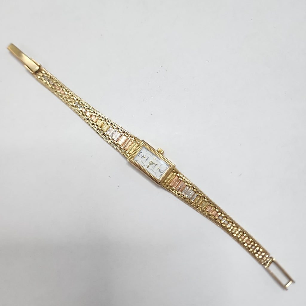 RELOJ CAJA Y PULSO ORO ORO 14 K 17.2 GRMS (SEMINUEVO)