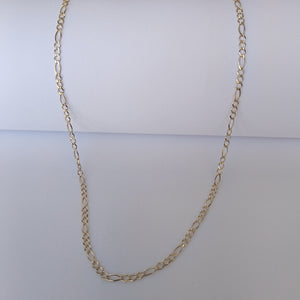 CADENA 3 X 1 5.11GR 55 CM 14K (NUEVO)