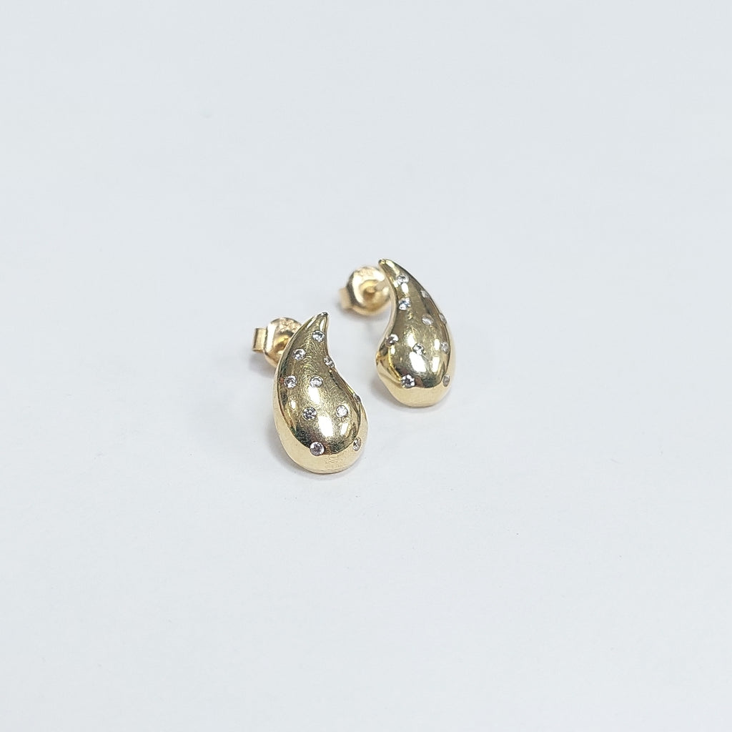 BROQUELES ORO 14K 2.1 (NUEVO)