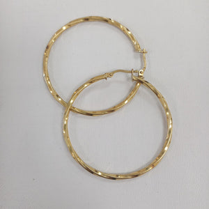 ARRACADAS PAR ORO 14 K 3.5 GRMS (SEMINUEVO)