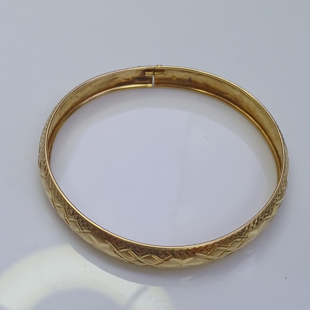 PULSERA RIGIDA ORO 14 K 9.5 GRMS (SEMINUEVO)