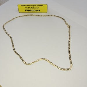 CADENA ORO COMBINADO 10 K 6,80 GRMS (SEMINUEVO)