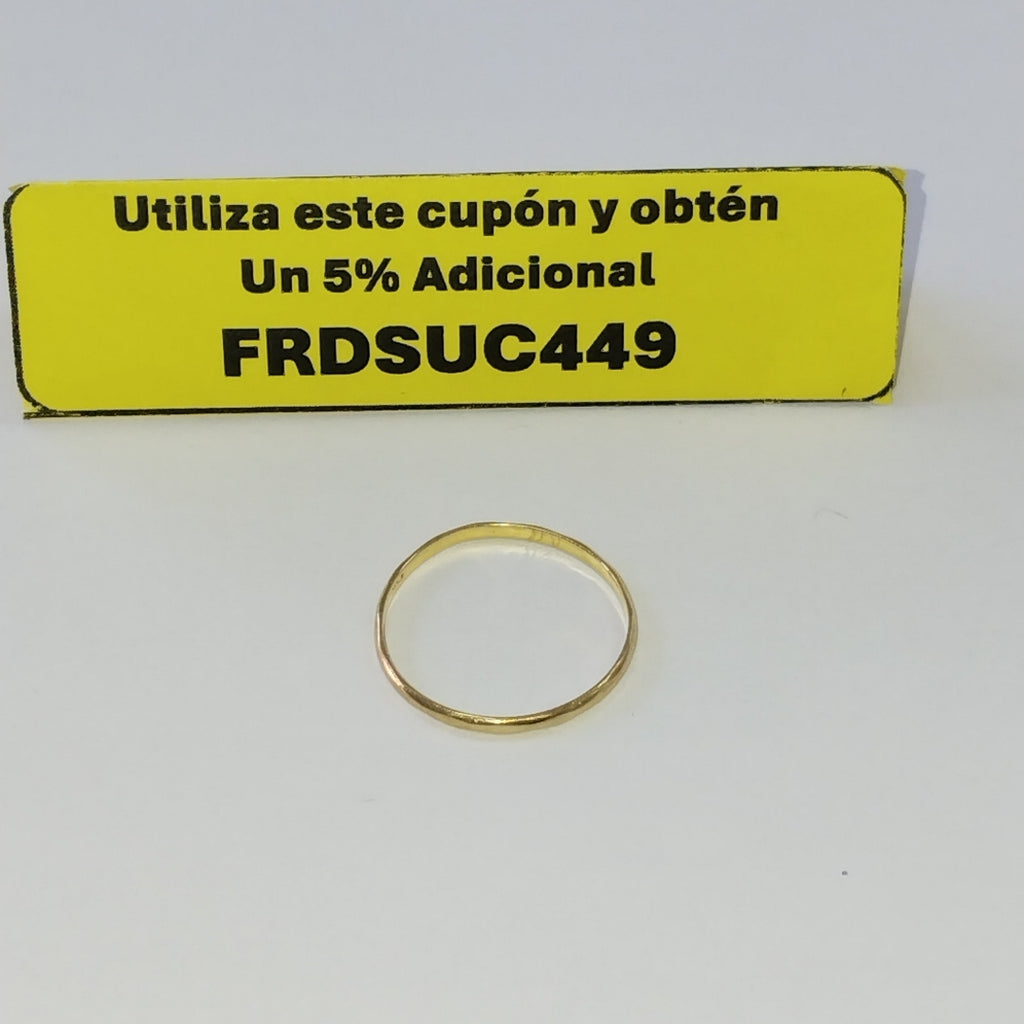 ARGOLLA ORO 14 K 0,70 GRMS (SEMINUEVO)