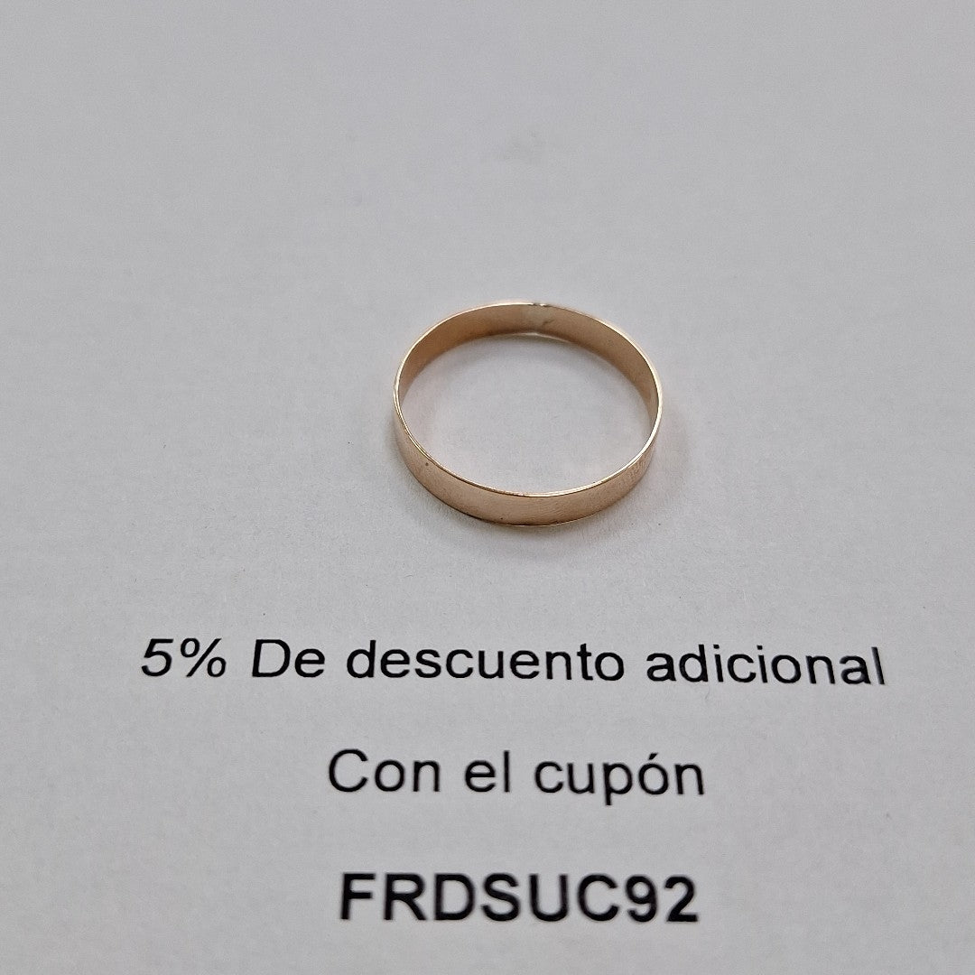ARGOLLA ORO 10 K 1,10 GRMS (SEMINUEVO)