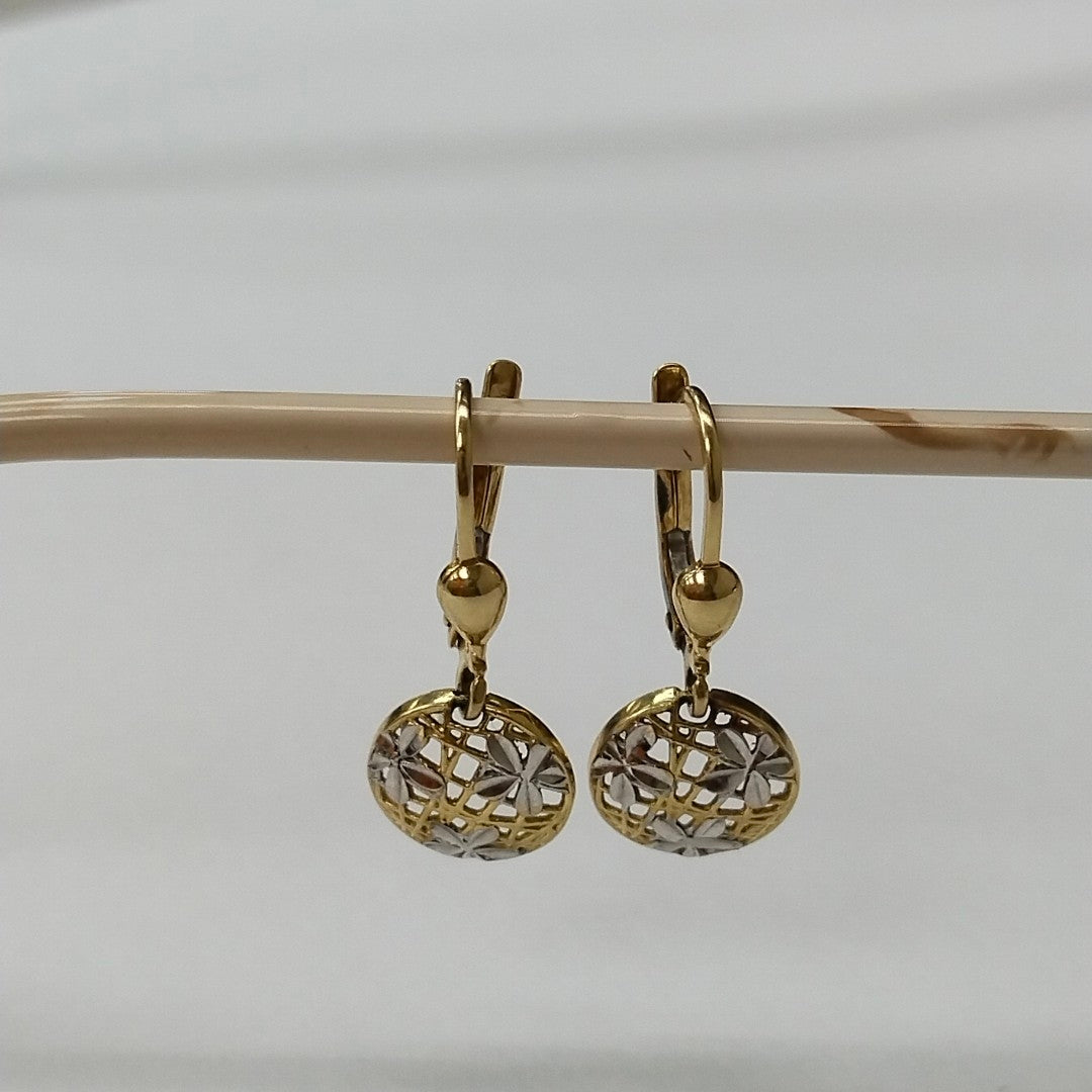 ARETES PAR ORO 14 K 2 GRMS (SEMINUEVO)