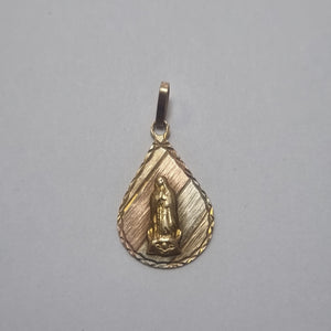 DIJE,MEDALLA RELIGIOSA ORO 10 K 2,00 GRMS (SEMINUEVO)