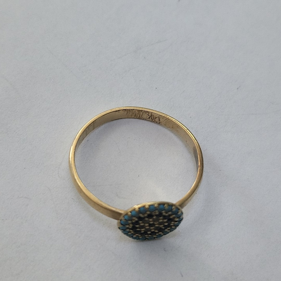 ANILLO ORO 14 K 1.7 GRMS (SEMINUEVO)
