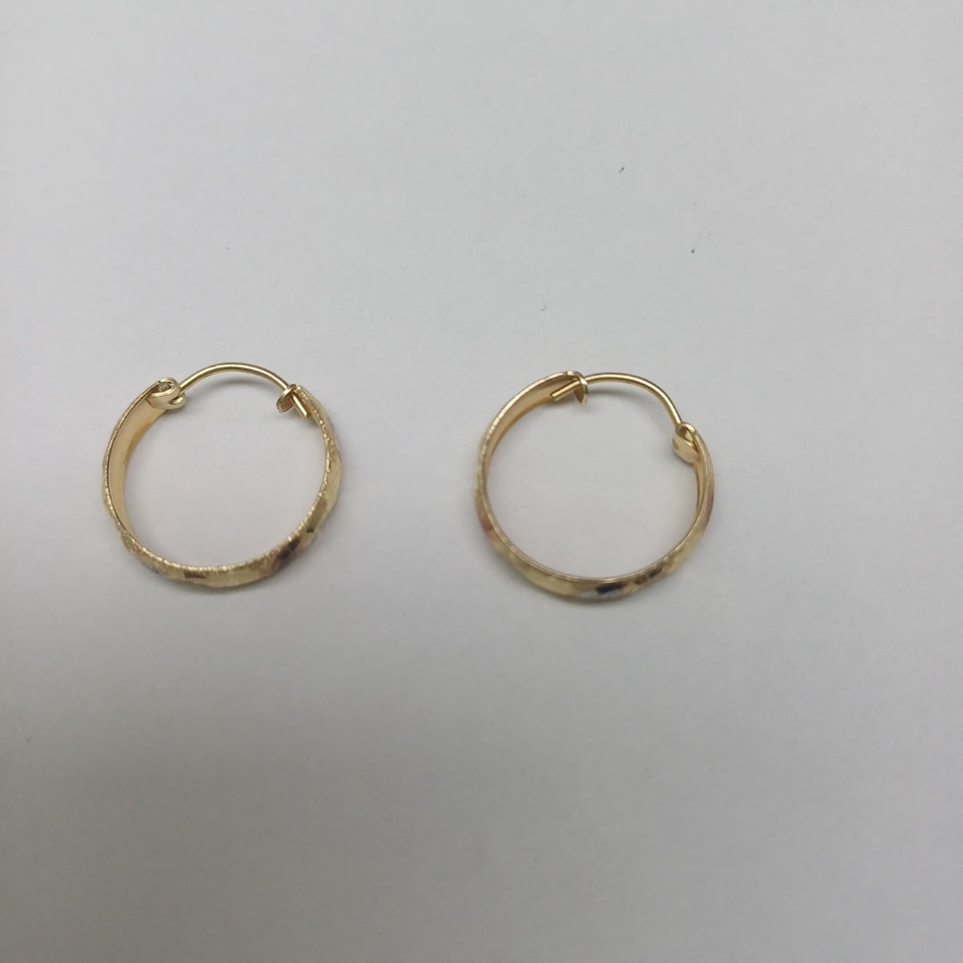 ARRACADAS PAR ORO 10 K 1.7 GRMS (SEMINUEVO)