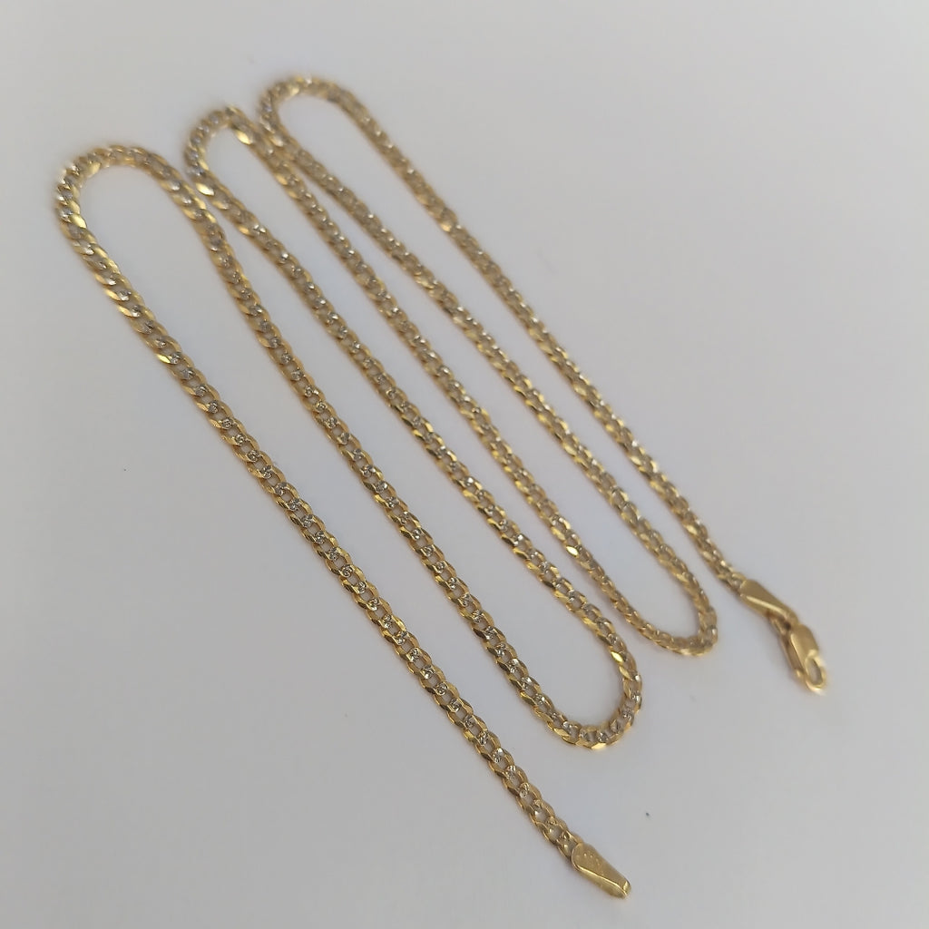 CADENA BARBADA 5.51G 50 CM 14K (NUEVO)