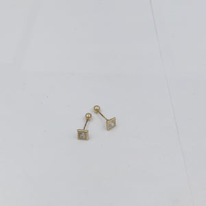 BROQUELES PAR ORO 10 K 0.4 GRMS (SEMINUEVO)