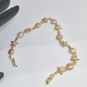 PULSERA ORO,ORO COMBINADO 14 K 6,20 GRMS (SEMINUEVO)