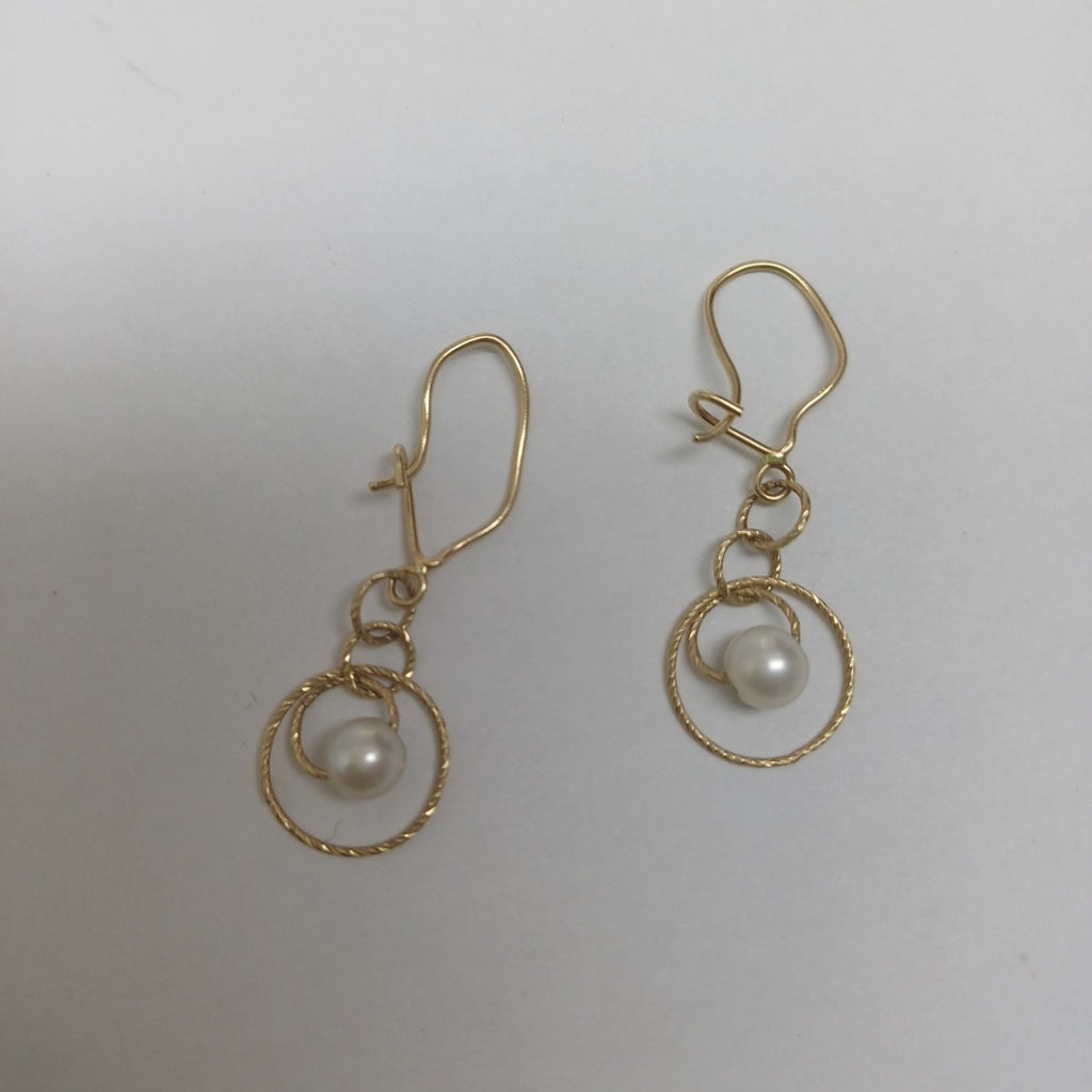 ARETES PAR ORO 10 K 1.3 GRMS (SEMINUEVO)
