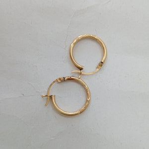 ARRACADAS PAR ORO 14 K 1,30 GRMS (SEMINUEVO)