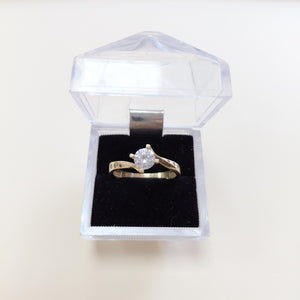 SOLITARIO ORO 14 K 3 GRMS (SEMINUEVO)