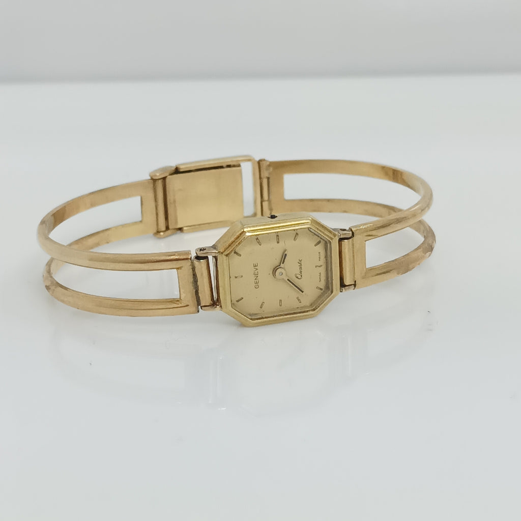 K1 26,30 GRMS 14 K ESPECIFICACIONES COMPLEMENTARIAS RELOJ CAJA ACERO PULSO ORO (SEMINUEVO)